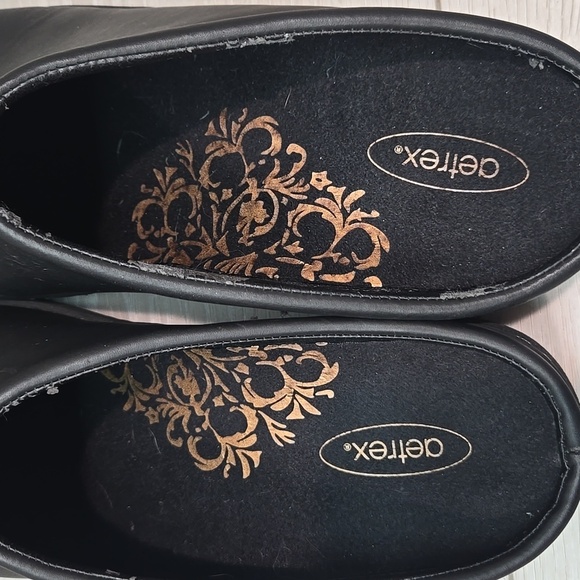 Aetrex Women's Leather Mary Jane Slip-On Clogs Mule Slip Resistant Shoes 10.5-11 - Picture 8 of 14